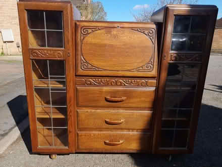 Photo of free Vintage bureau bookcase (Gleneagles area, Wboro NN8) #1