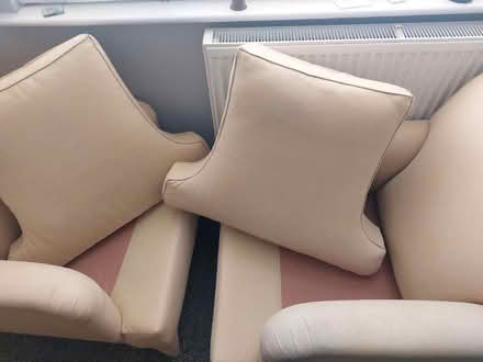 Photo of free 2 x yellow arm chairs (Pl32 9) #3