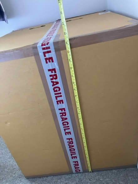 Photo of free Large sturdy cardboard box 25x22x21 (LD8) #2