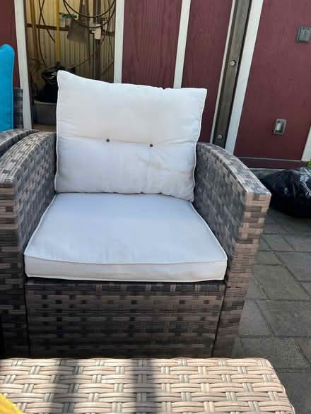 Photo of free Patio chair cushions (West Petaluma) #1