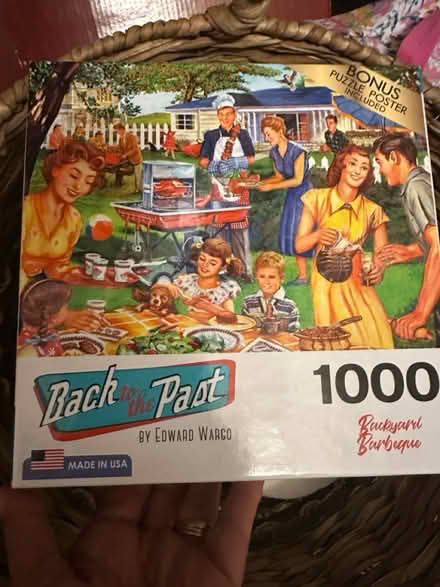 Photo of free 1000 piece puzzle (Burlington near Woburn line) #1