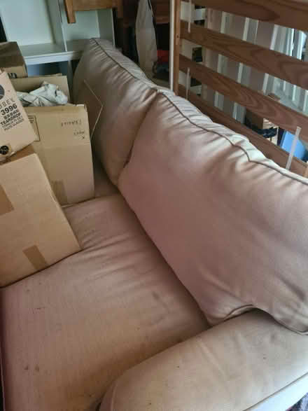 Photo of free Cream 3 seater sofa (OX2 Oxford near summertown) #2