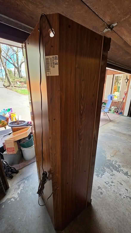 Photo of free Temp Oak Corner Curio Cabinet (Lake Mills) #2