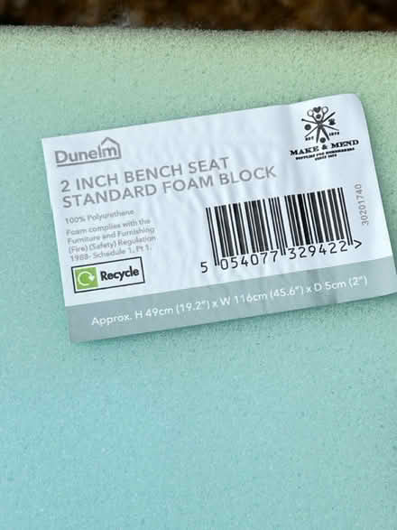 Photo of free Furniture foam (Llanwern village NP18) #2