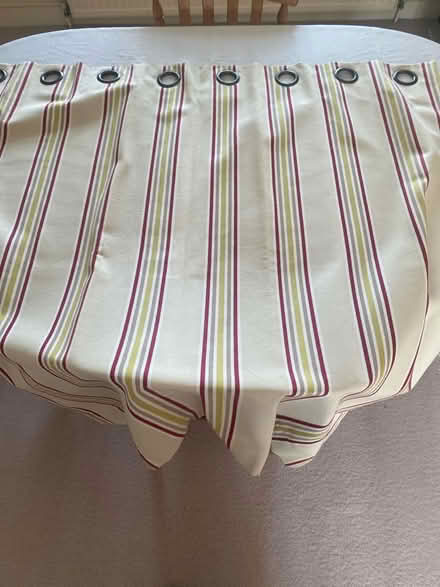 Photo of free Pair of used eyelet curtains (Hillingdon UB10) #3