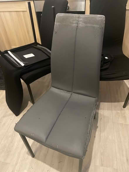 Photo of free Four black chairs (L8) #2