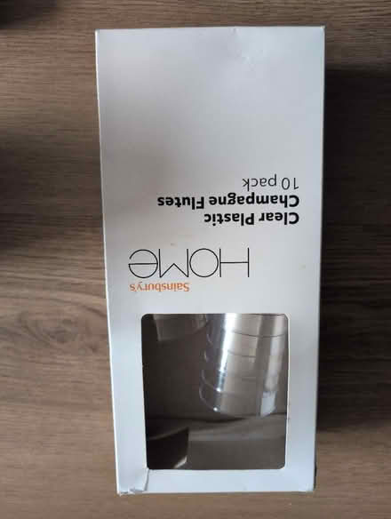 Photo of free Plastic disposable champagne flutes (Bowerham LA1) #1