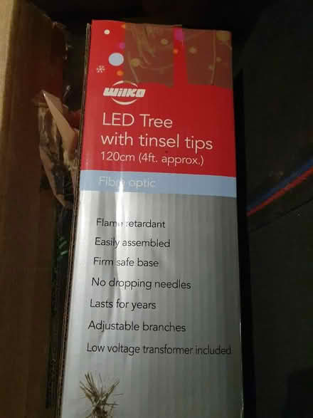 Photo of free 2x used ibre optic Christmas trees (BA13 Westbury) #3