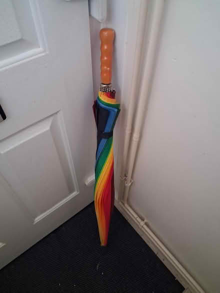 Photo of free Rainbow umbrella in need of repair (GU21 St. John's, Woking) #1