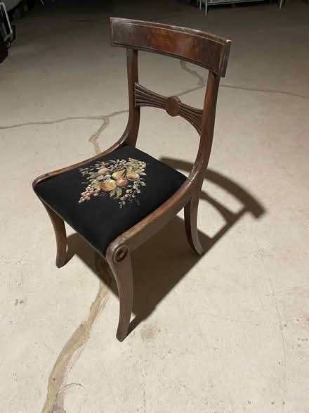 Photo of free Side chair in need of repair (Riverside area of Princeton) #1