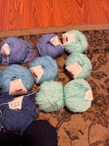 Photo of free Cotton and acrylic yarn (Taunton, Ma) #2