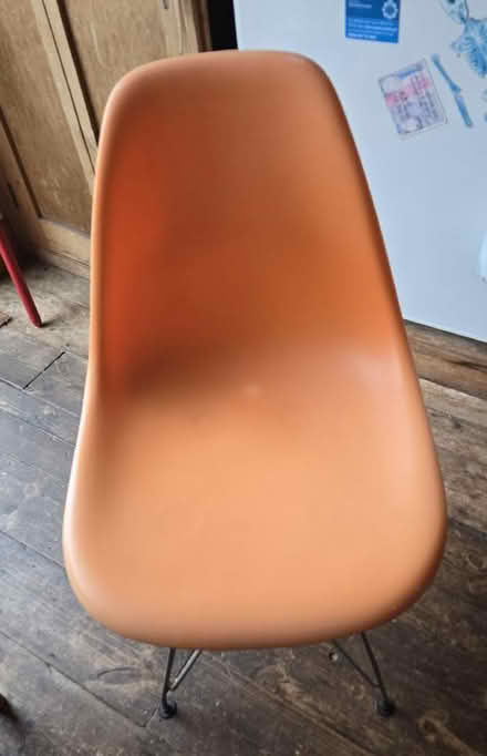 Photo of free Orange and chrome chair (Aldrington BN3) #1