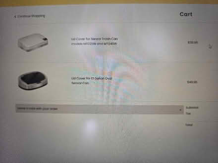 Photo of free Two Itouchless bins (damaged) (TW8) #3