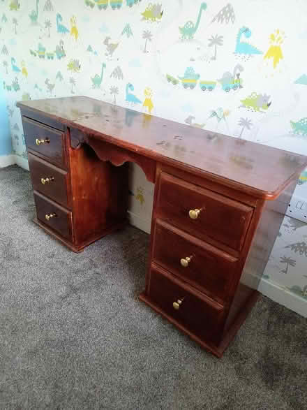 Photo of free Desk - solid wood (Bridlington YO16) #2
