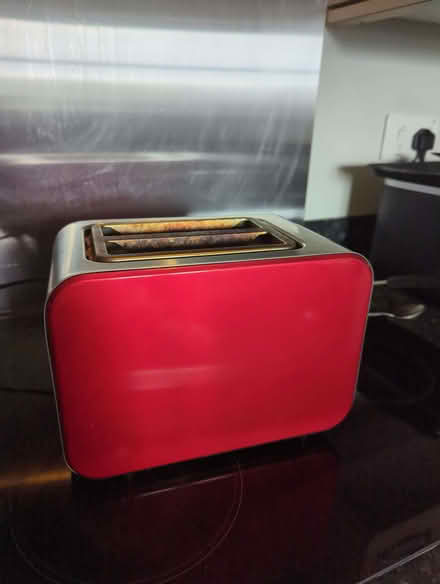 Photo of free 2-slice red toaster (Dalmarnock G73) #1