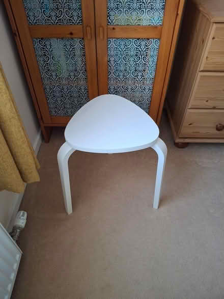 Photo of free White stool (Cressex HP12) #1