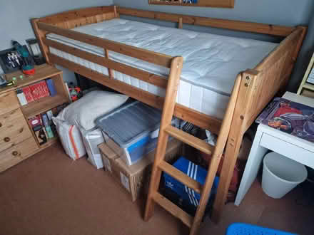 Photo of free Mid sleeper single bed frame (Addiscombe CR0) #1