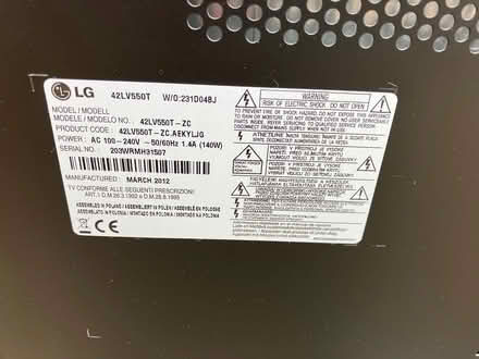 Photo of free widescreen TV 42” (CT5) #3