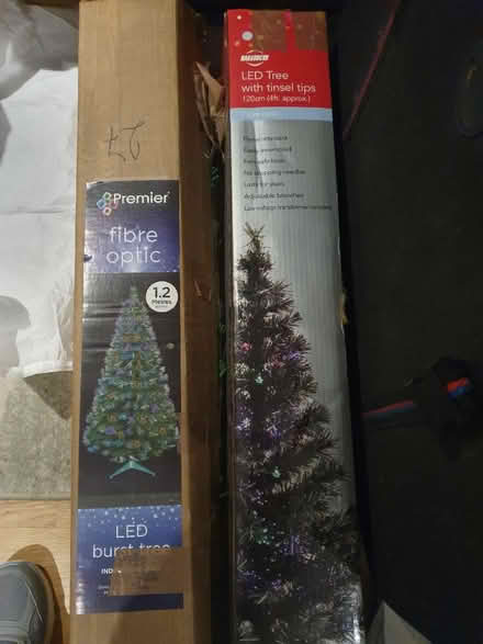 Photo of free 2x used ibre optic Christmas trees (BA13 Westbury) #1