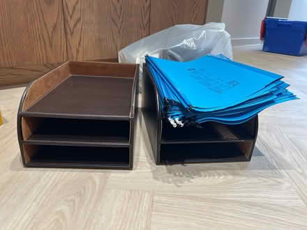 Photo of free Two desk tray organisers (W2 2ET) #1
