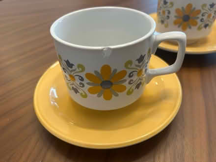 Photo of free Six tea cups and saucers - TAMS (W13) #3