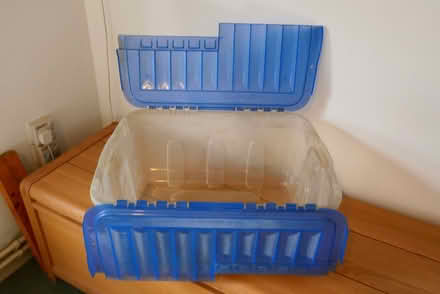 Photo of free 3 Large plastic storage boxes (Deptford SE8) #2
