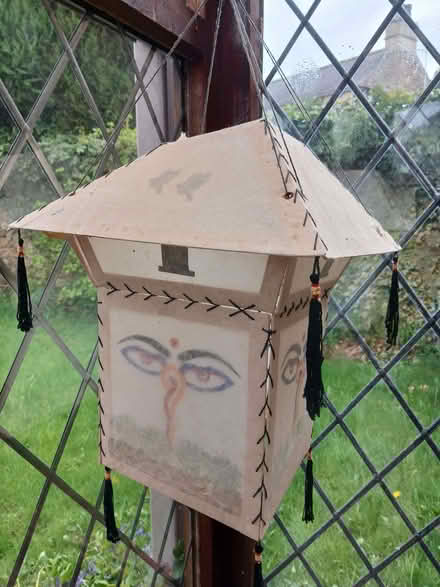 Photo of free Paper lampshade / mobile from Nepal (Blencarn CA10) #1