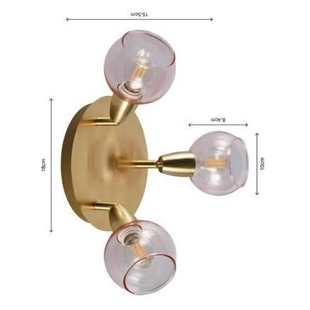 Photo of free Three spot light fitting - brand new (Pickford Green CV5) #3