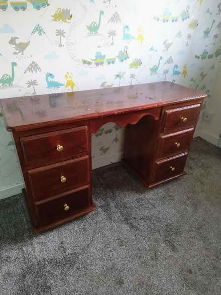 Photo of free Desk - solid wood (Bridlington YO16) #1