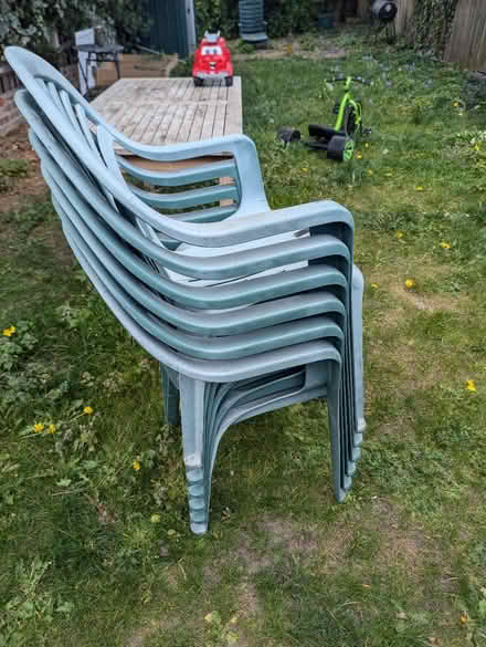 Photo of free Set of 6 garden chairs (BR2) #2