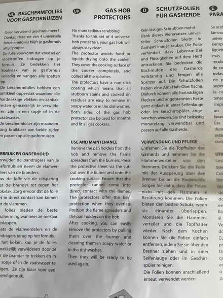 Photo of free Gas hob protectors x 4 (Shirley, Croydon) #1