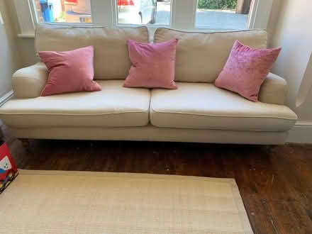 Photo of free Cream 3 seater sofa (OX2 Oxford near summertown) #1