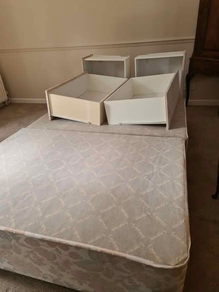 Photo of free Double divan base (no mattress) (Kintbury RG17 9UA) #1