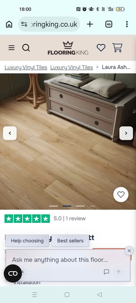 Photo of free Laura Ashley Hepscott click LVT (Amersham HP6) #3