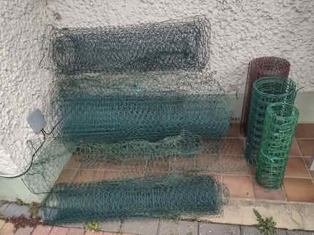 Photo of free Covered chicken wire and plastic mesh for garden (Boscombe BH5) #1