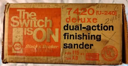 Photo of free Vintage Black & Decker sander (Saugus) #2