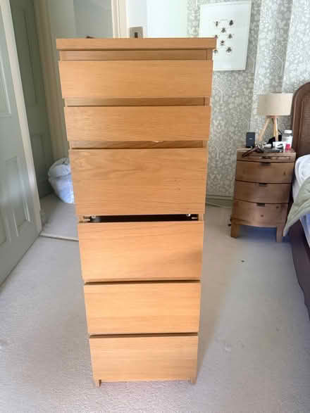 Photo of free Ikea Malm tall drawers (Bedlington NE22) #1