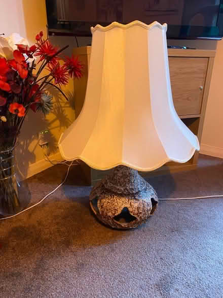 Photo of free Large lamp with shade and long electrical cable (Buckhaven KY8) #2