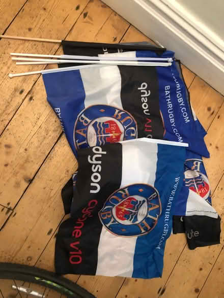Photo of free Bath rugby flags (Bear Flat BA2) #1