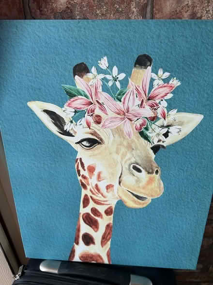 Photo of free Giraffe canvas picture (Peachcroft OX14) #2