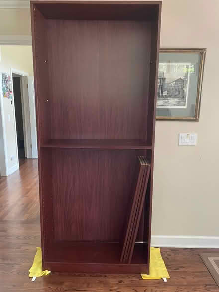 Photo of free 7' tall wood shelves (West side Petaluma) #2