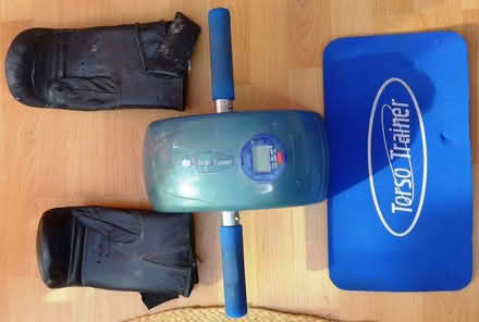 Photo of free Gym stuff: battle rope, bench, weights, etc. (Hove Park area BN3) #1