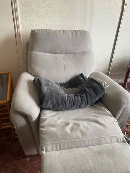 Photo of free 2 Armchairs with built in footrests (Epping CM16) #4