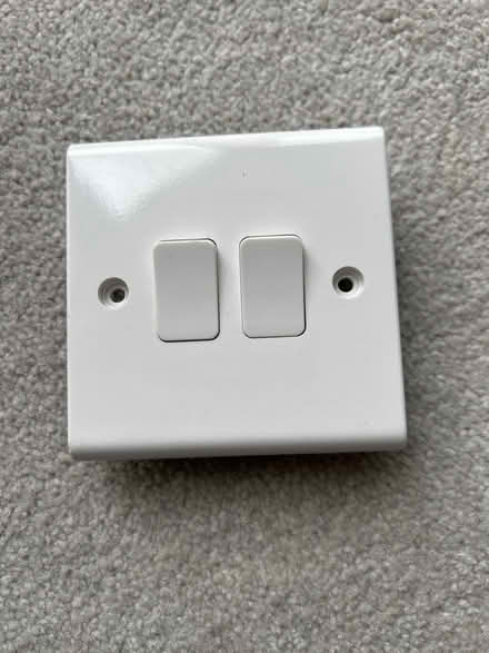 Photo of free Double wall switch (Broad Blunsdon SN26) #1
