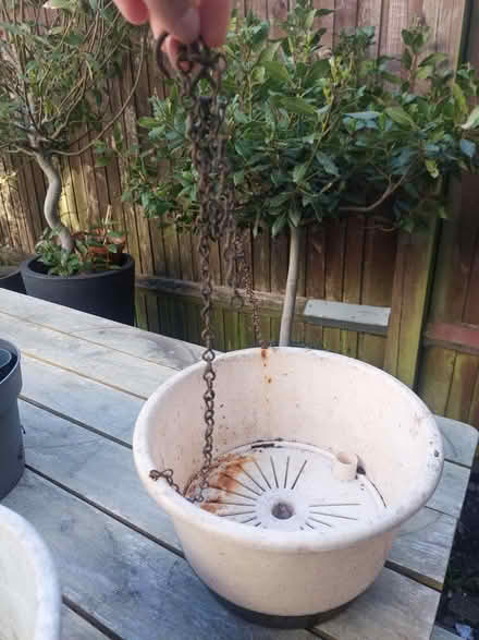Photo of free 2 Hanging plastic baskets (SW16) #3