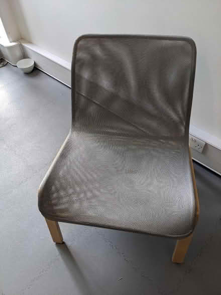 Photo of free Grey netted office lounge chair (N5 2EF) #2