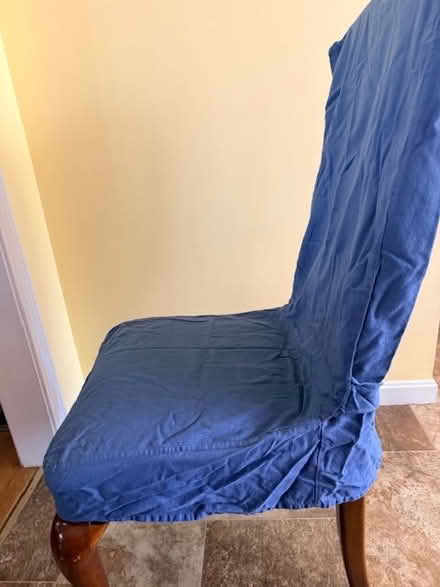 Photo of free 2 Blue Parson/Dining Chari covers (Ayer) #2