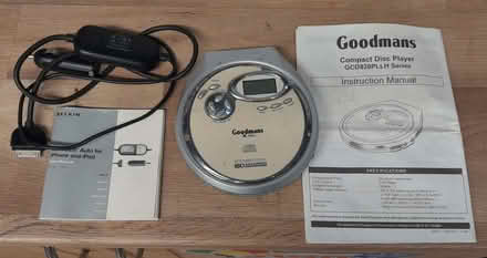 Photo of free Portable CD Player & Ipod car connector (Aveley RM15) #1