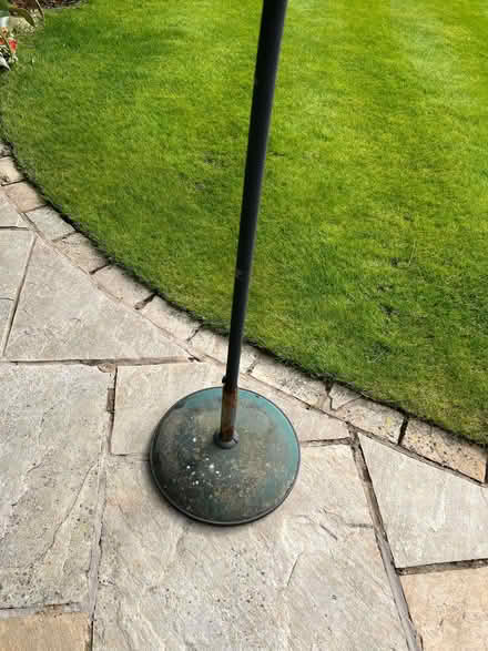 Photo of free Bird Feeder stand, base, feeder and squirrel baffle. (Mill Green AL7) #4