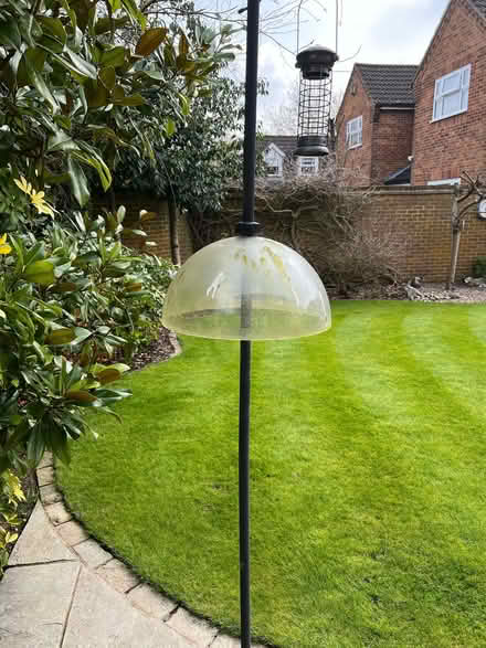 Photo of free Bird Feeder stand, base, feeder and squirrel baffle. (Mill Green AL7) #3
